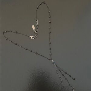 Elegant Black Beaded Necklace